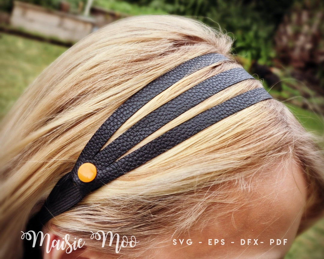 Faux Leather Headband - Maisie Moo