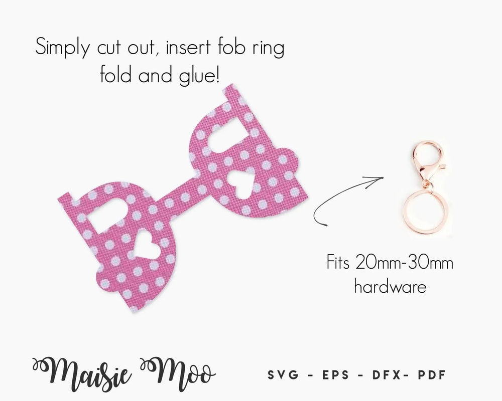 Faux Leather Fob - Maisie Moo