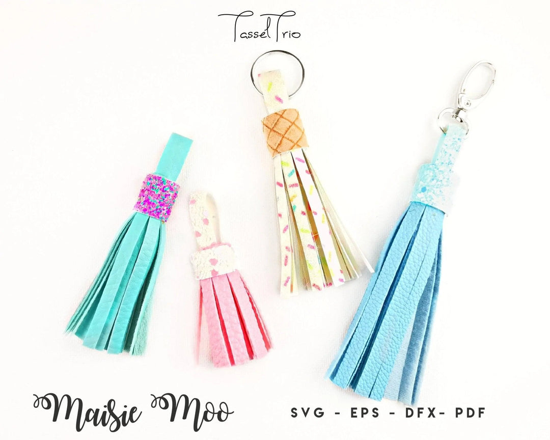 Faux Leather Tassel - Maisie Moo