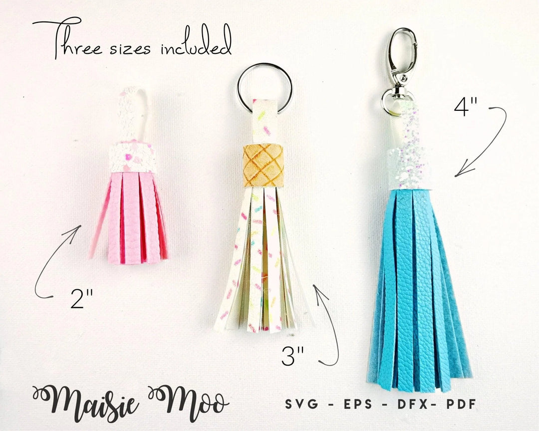 Faux Leather Tassel - Maisie Moo
