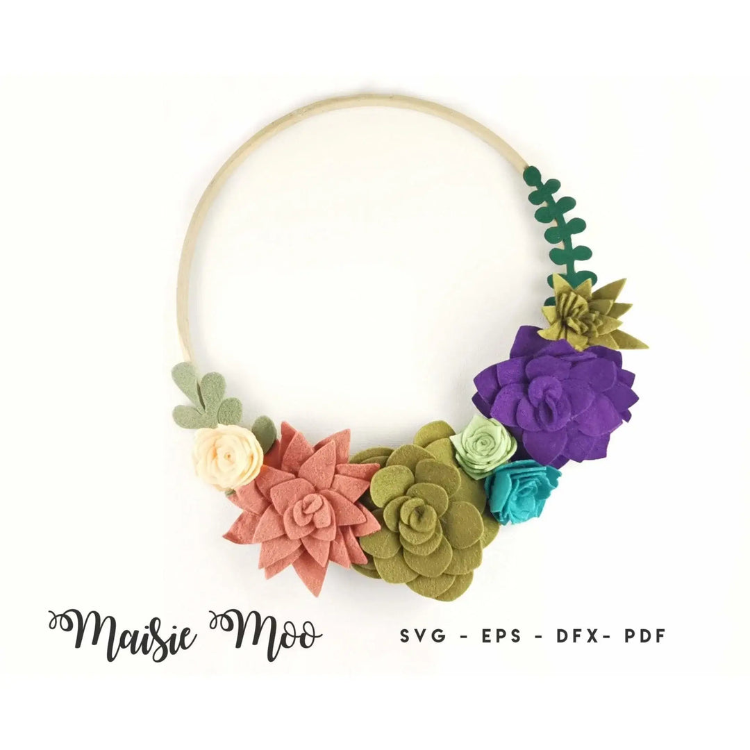 Felt Succulent Collection - Maisie Moo