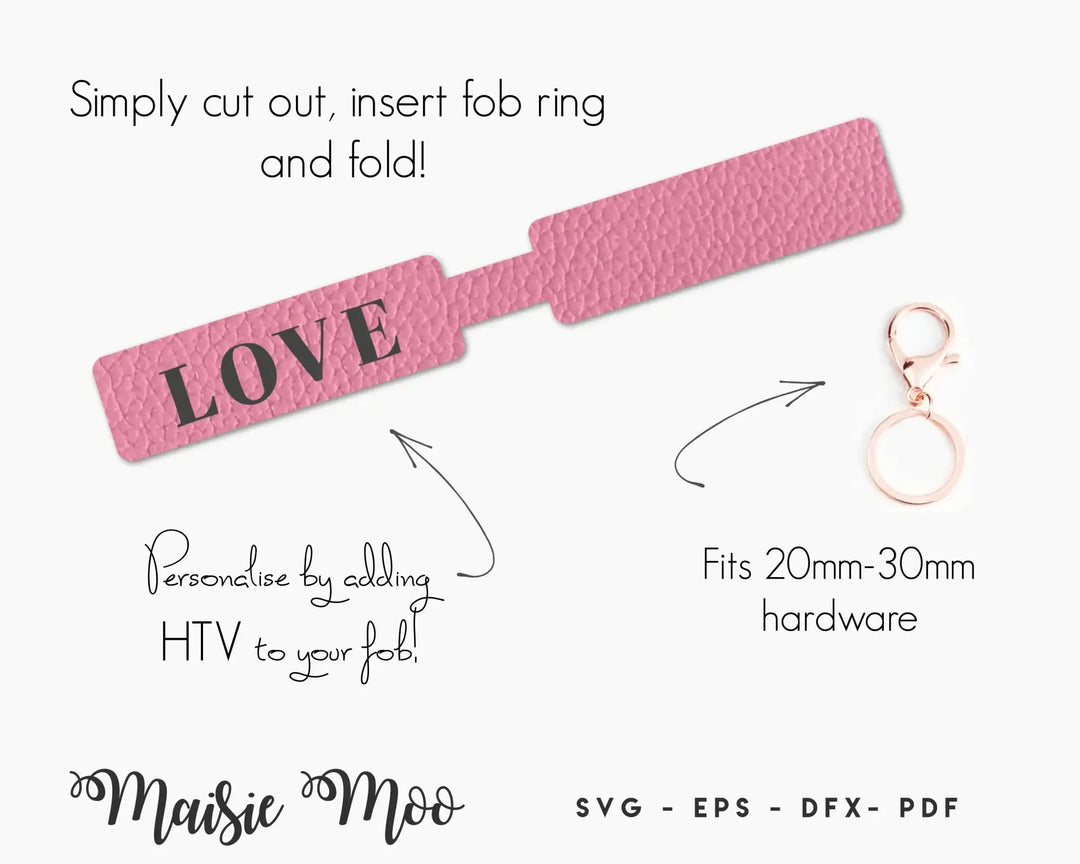 Key Fob | Bag Tag Fob - Maisie Moo