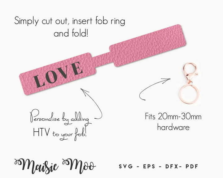 Key Fob | Bag Tag Fob - Maisie Moo