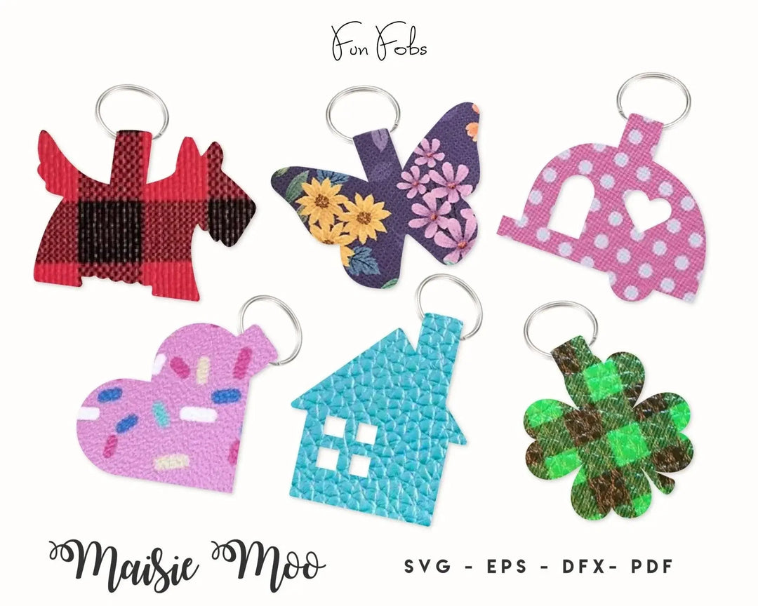 Faux Leather Fob - Maisie Moo