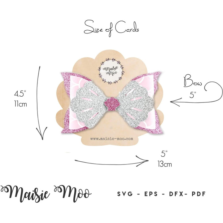 Fun Shapes Bow Display Cards - Maisie Moo