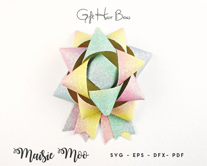 Gift Bow Style Hair Bow - Maisie Moo