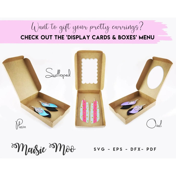 Classic Leaf Stacked Earring Collection - Maisie Moo