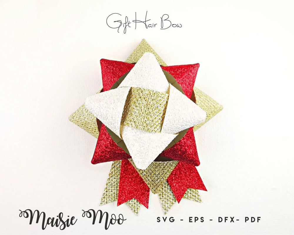 Gift Bow Style Hair Bow - Maisie Moo