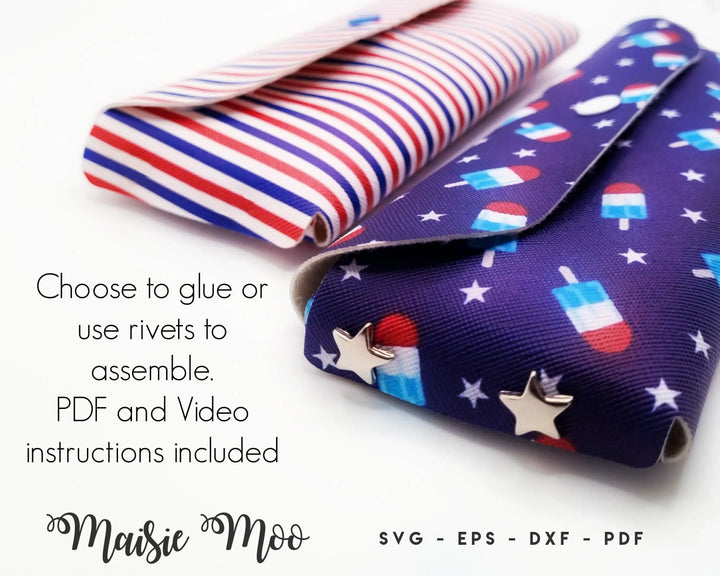 Glasses Cover SVG, Sunglasses Pouch Template, Faux Leather No Sew, Eye Glasses Boys Svg files