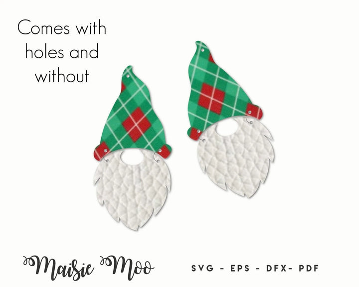 Gnome Earrings | Valentines, Christmas, St Patricks, Easter - Maisie Moo