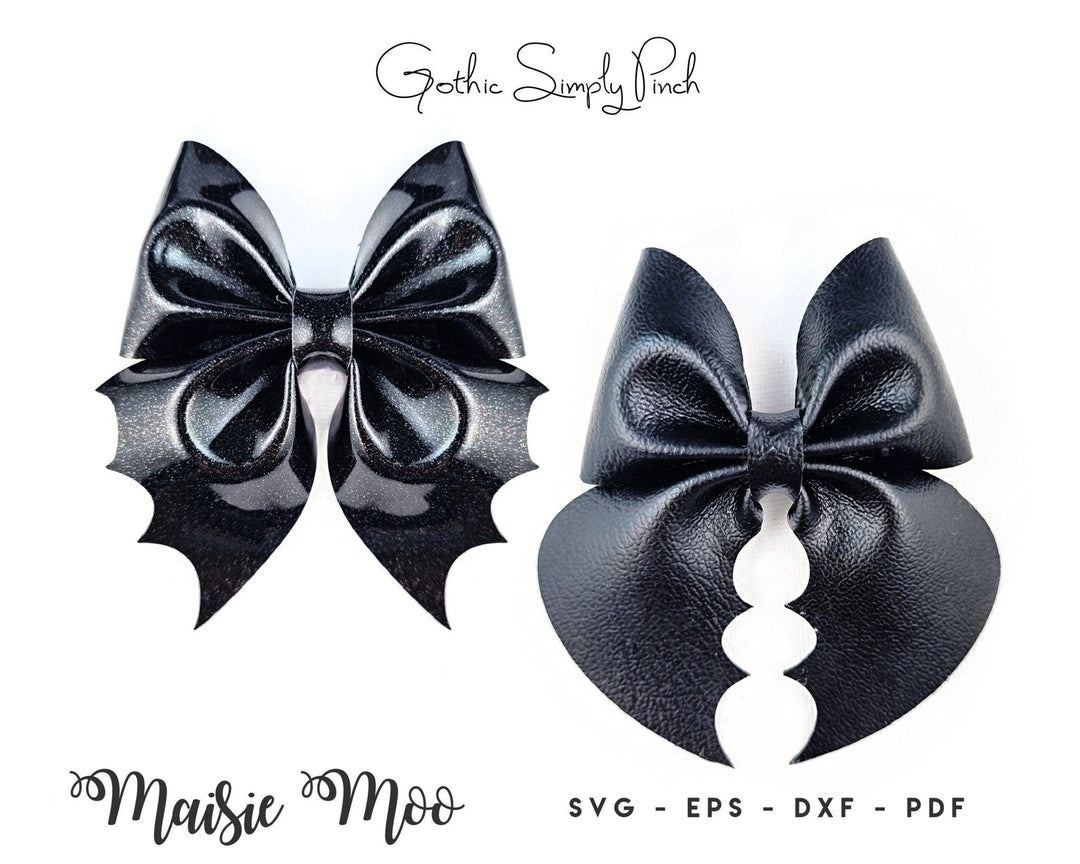 Gothic Simply Pinch Bow - Maisie Moo