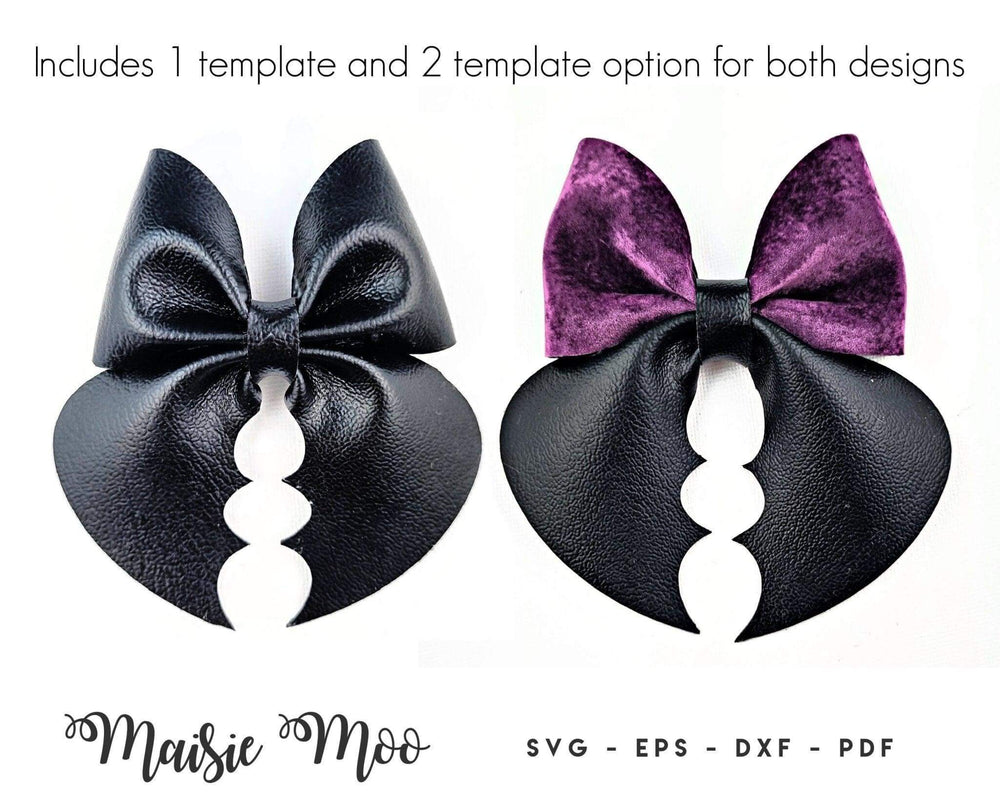Gothic Simply Pinch Bow - Maisie Moo