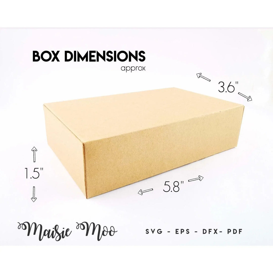 Bow Box Template Hair Bow Box Template | Bow Display Box SVG | Hair Bow Gift Box DXF ...