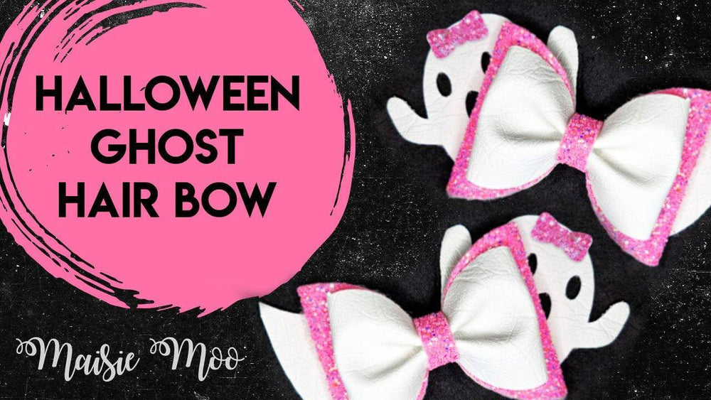 Halloween Peek a Boo Ghost Pinch Bow - Maisie Moo