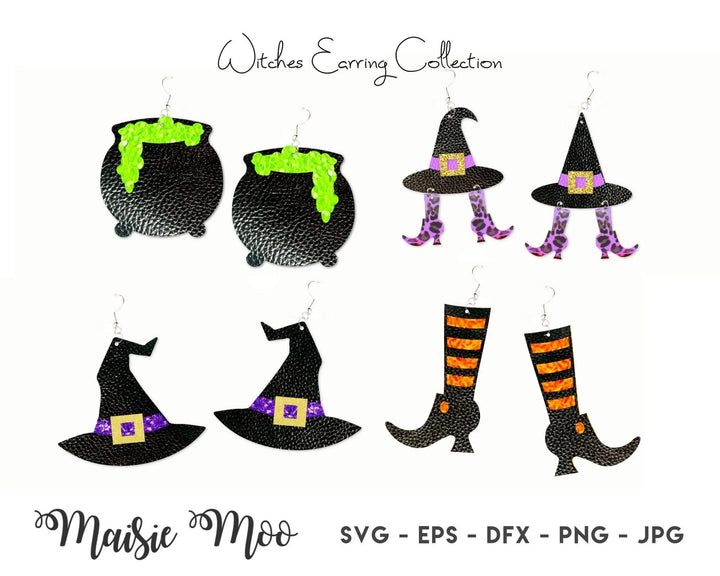 Halloween Witch Earring Collection - Maisie Moo