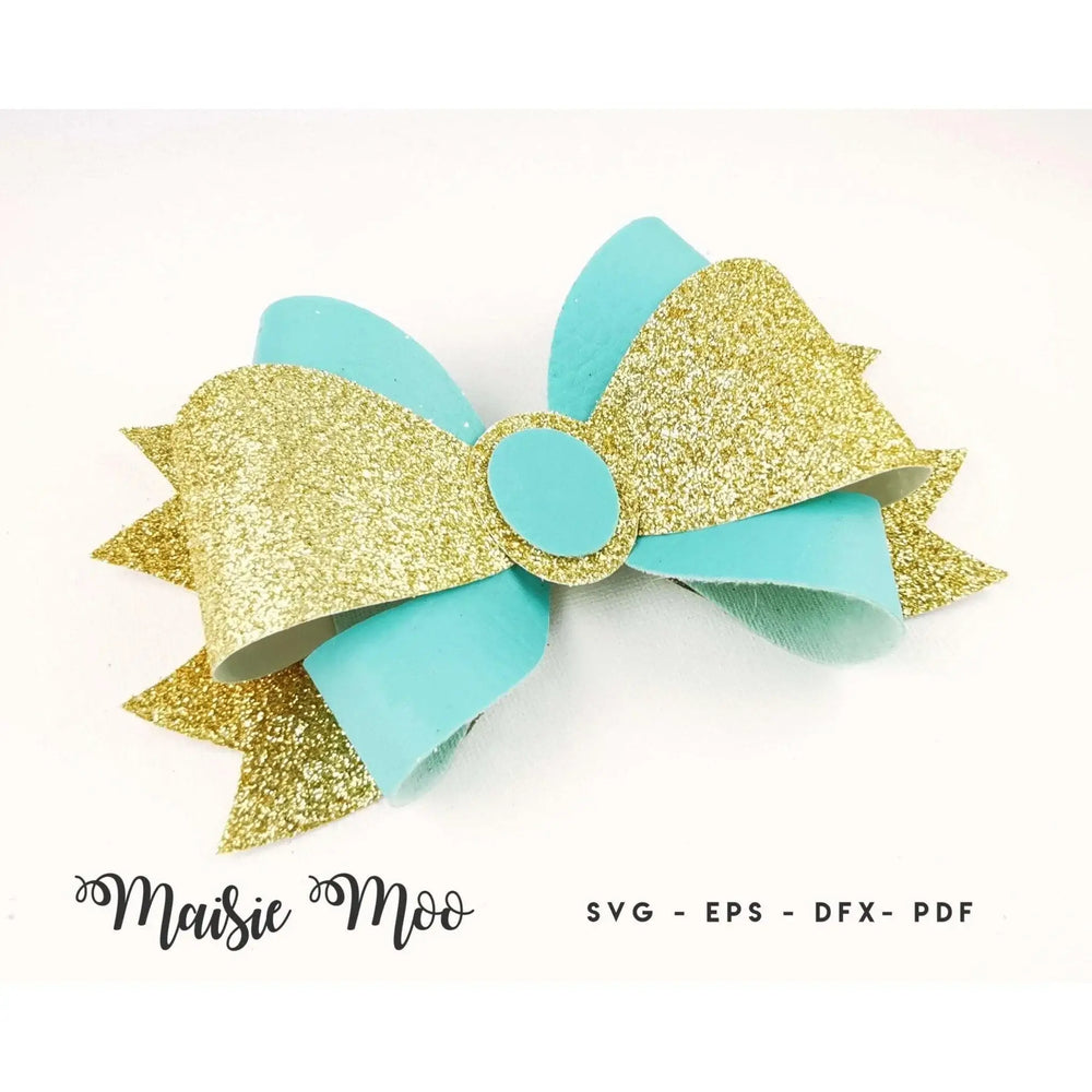 Princess Bow SVG | Jasmine Bow Template SVG - Maisie Moo