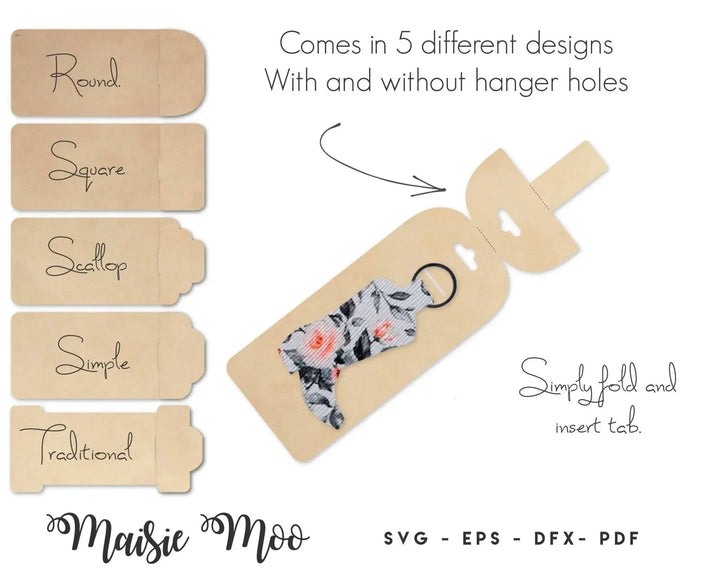 Keychain Display Card Collection - Maisie Moo