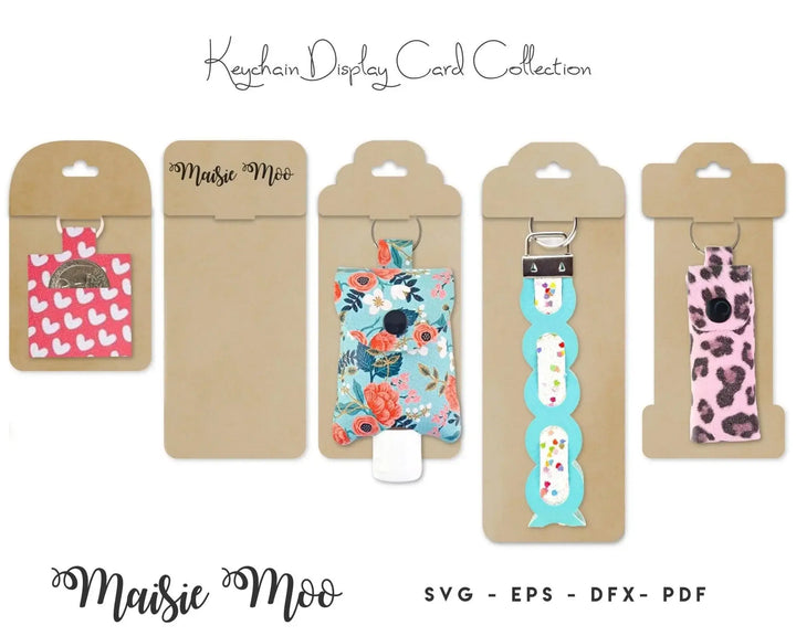 Keychain Display Card Collection - Maisie Moo
