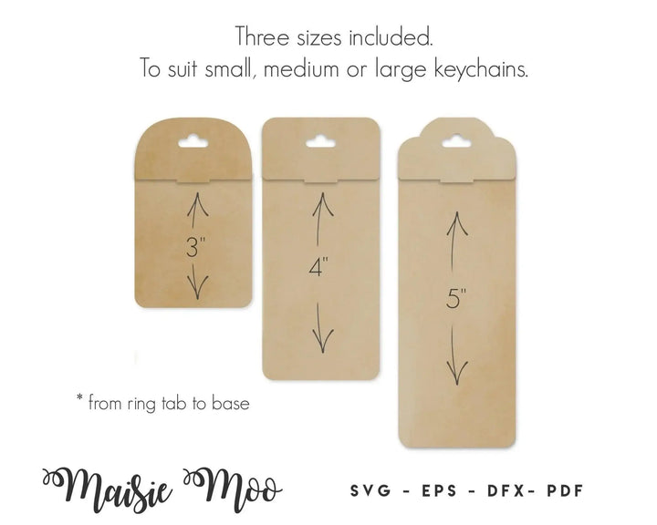 Keychain Display Card Collection - Maisie Moo