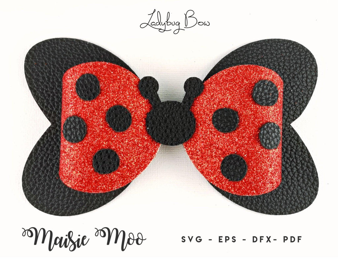 Ladybug Bow - Maisie Moo