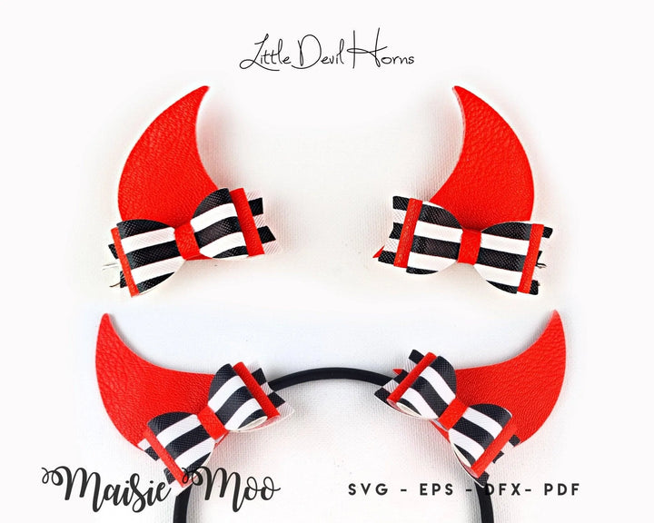 Little Devil Horns Hair Clip & Headband - Maisie Moo