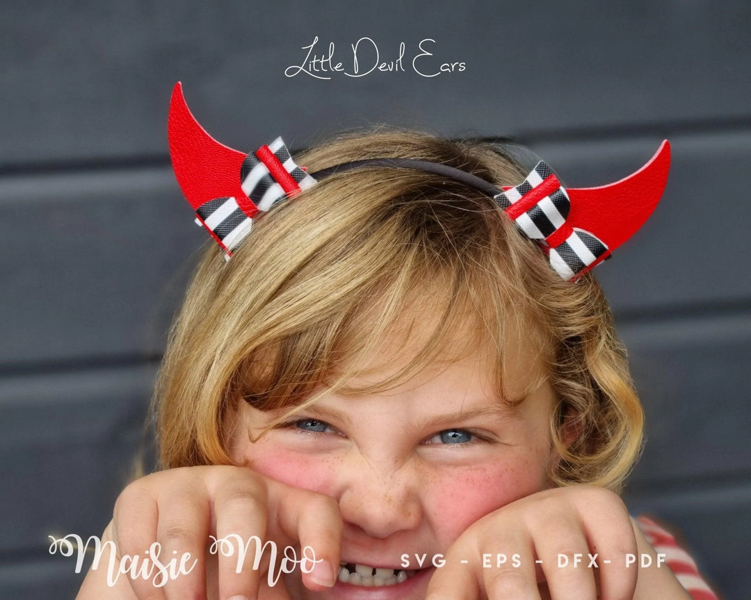 Little Devil Horns Hair Clip & Headband - Maisie Moo