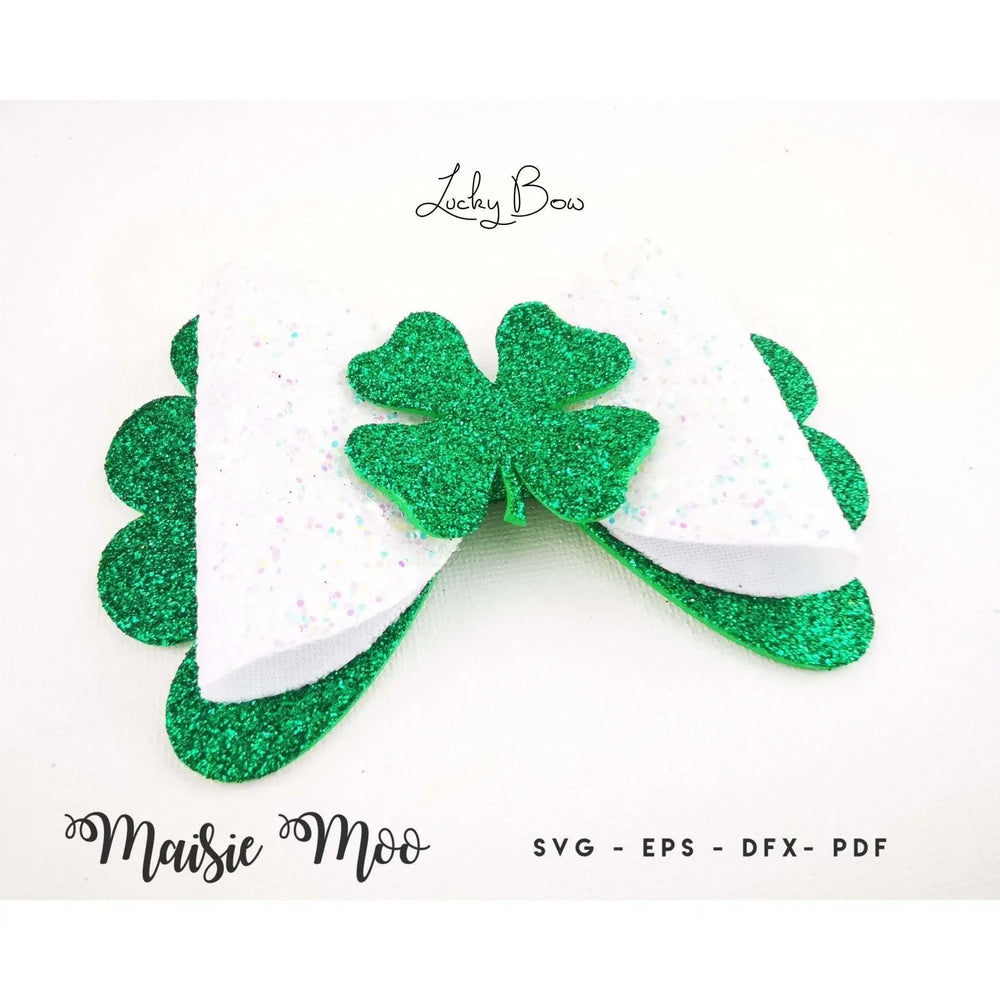 Lucky Clover Bow - Maisie Moo