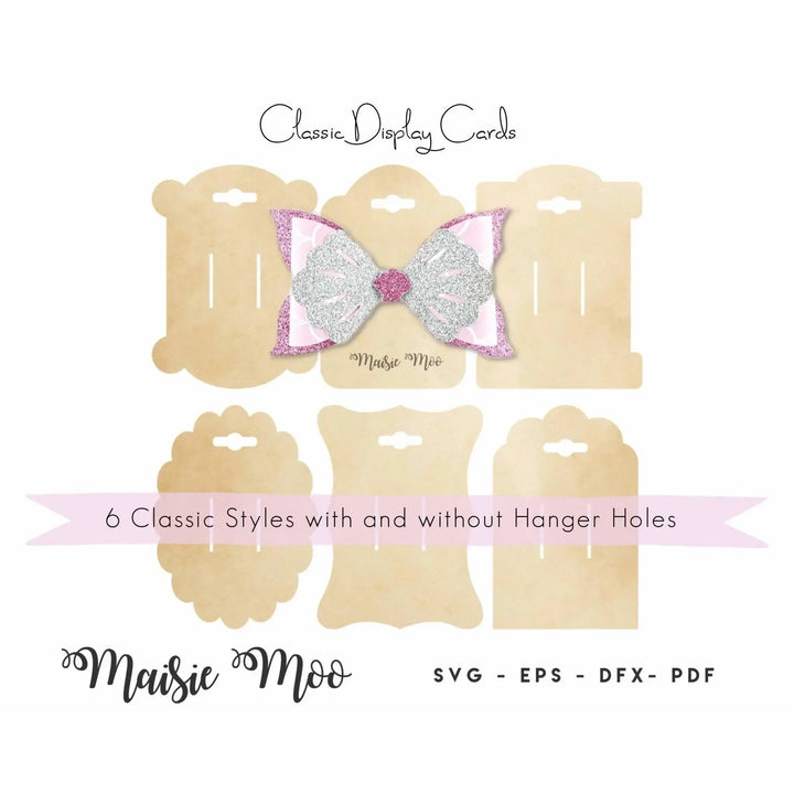 Starter Pack Bow Template | Faux Leather Bow SVG | Bow Bundle SVG - Maisie Moo
