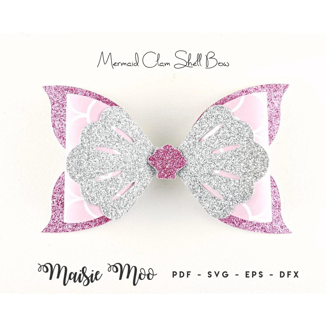 Mermaid Bow Bundle | Mermaid Bow SVG - Maisie Moo