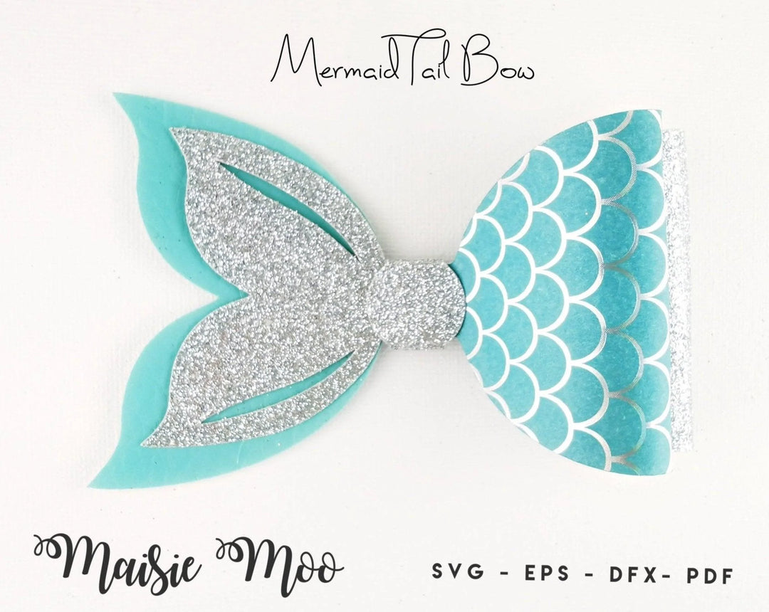 Mermaid Tail Bow - Maisie Moo