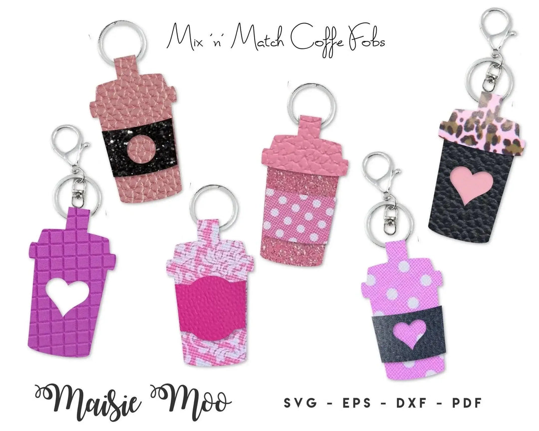 Coffee Key Fob - Maisie Moo