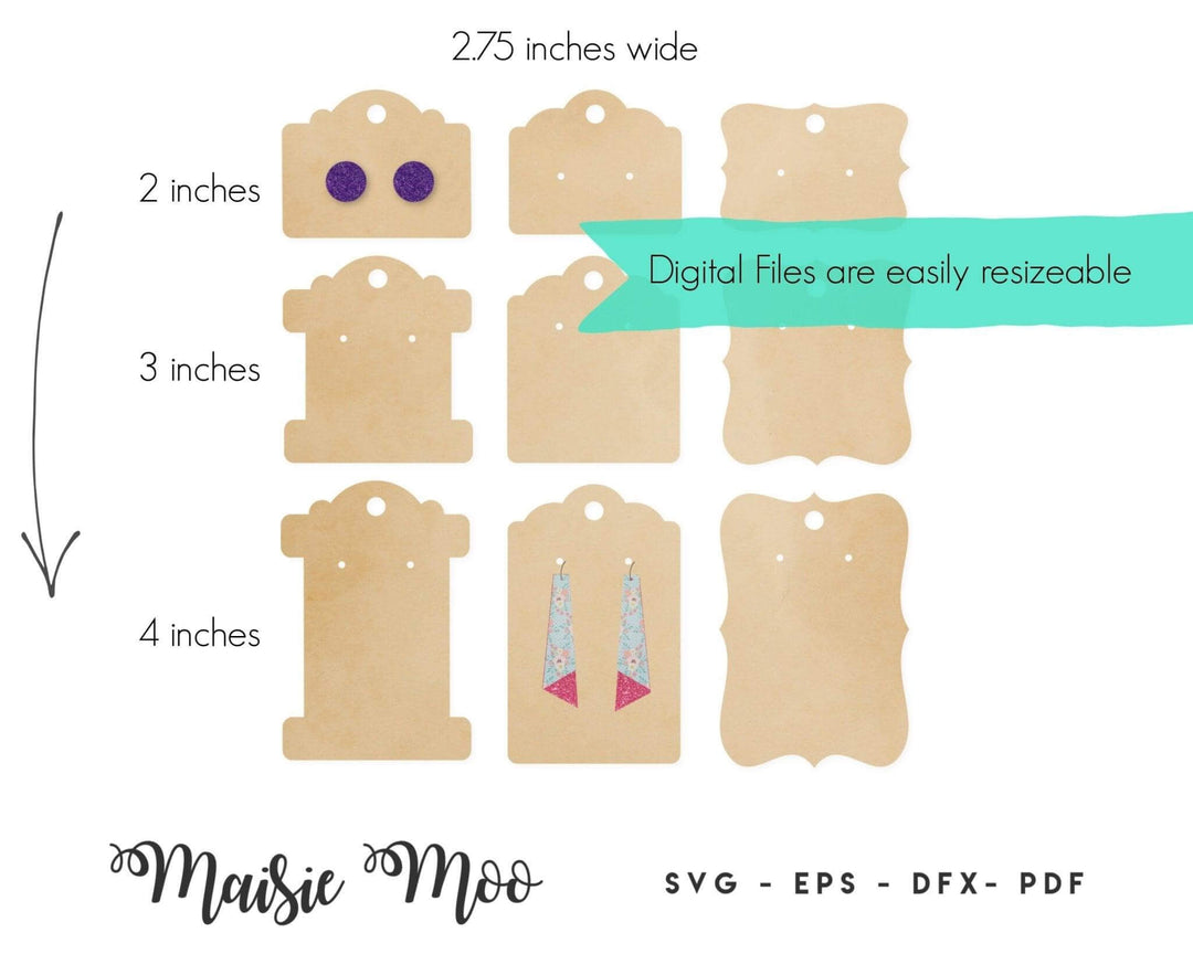 Earring Display Cards - Maisie Moo