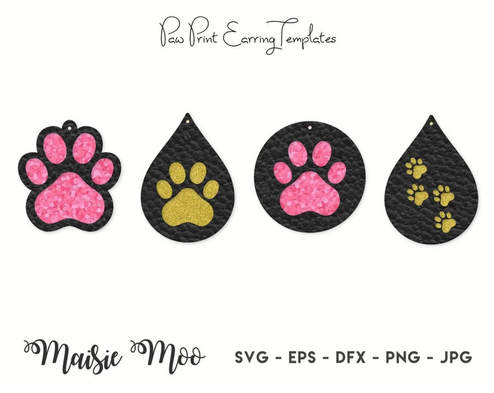 Paw Print Earring Collection - Maisie Moo