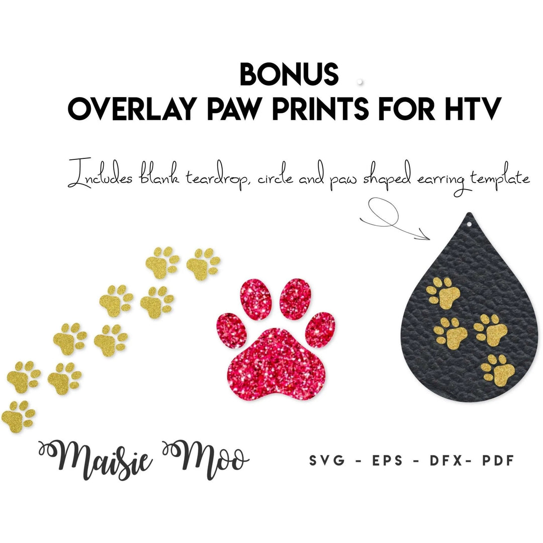 Paw Print Earring Collection - Maisie Moo