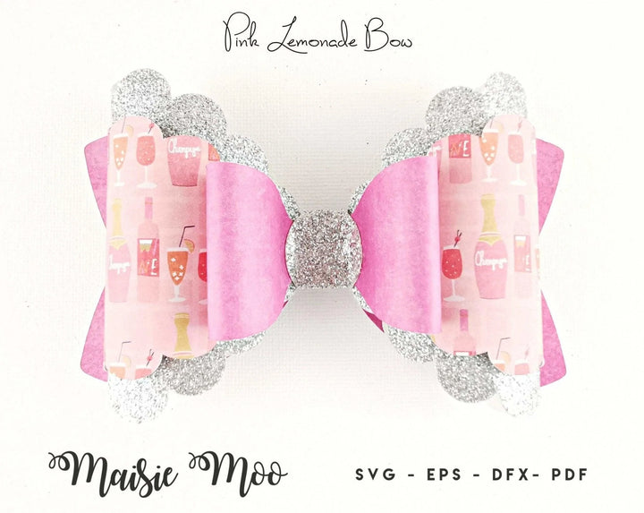 Pink Lemonade Bow - Maisie Moo