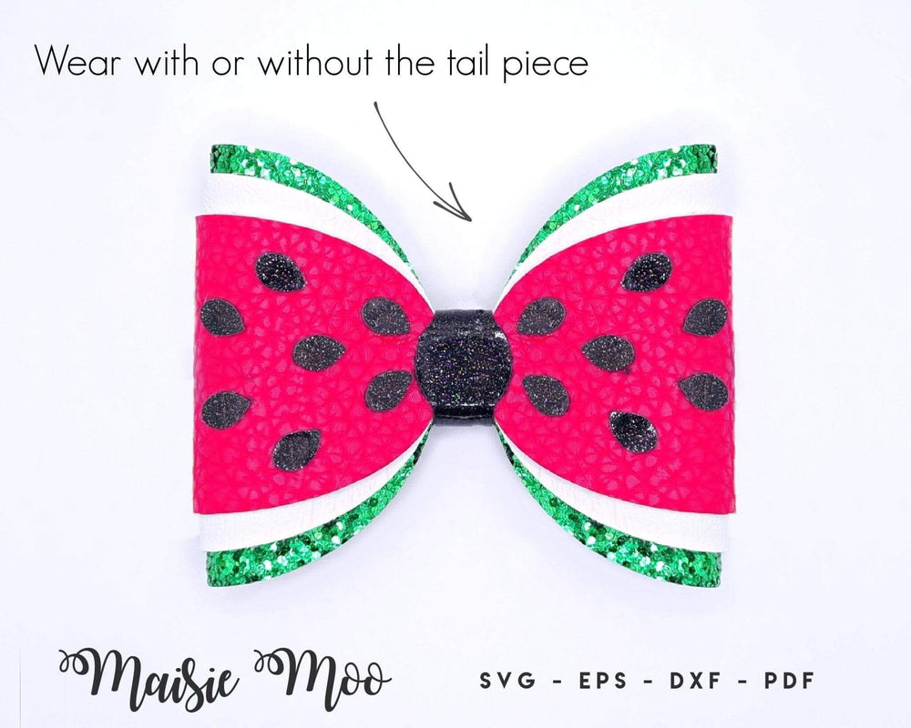 Summer Watermelon Bow - Maisie Moo