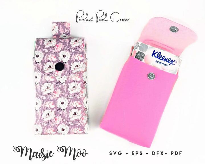 Pocket Pack Cover - Tissue Case - Maisie Moo