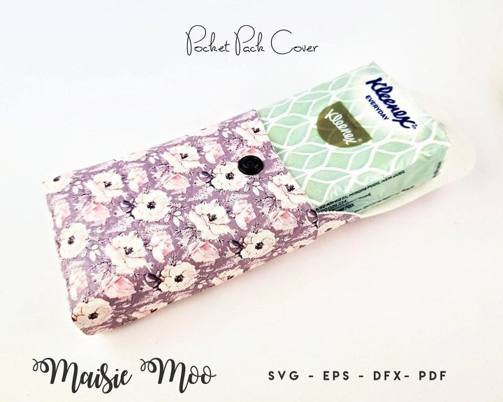 Pocket Pack Cover - Tissue Case - Maisie Moo