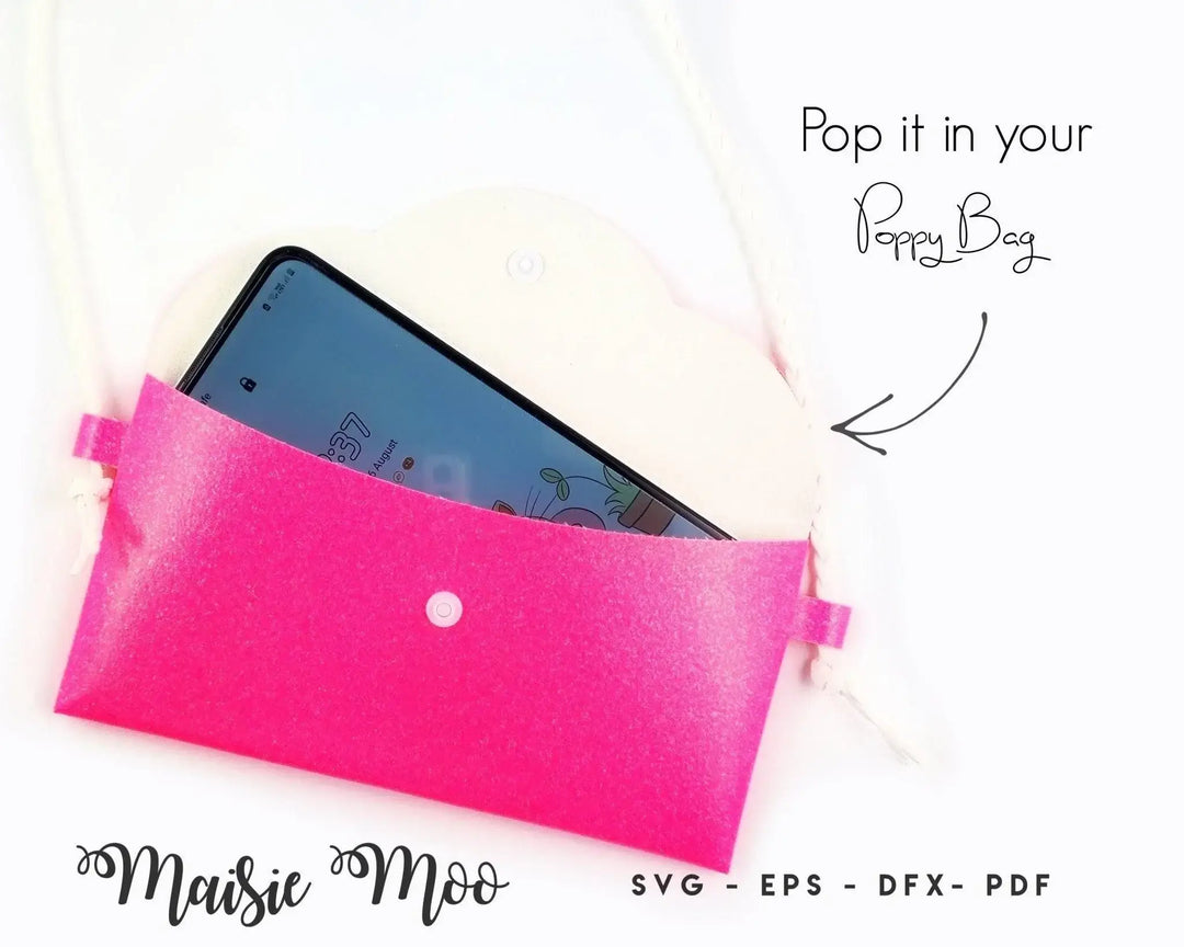 Poppy Bag | Faux Leather Clutch - Maisie Moo