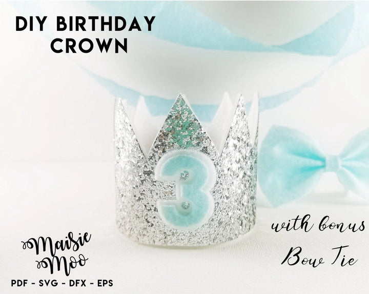 Prince Crown - 3D Mini Birthday Crown - Maisie Moo