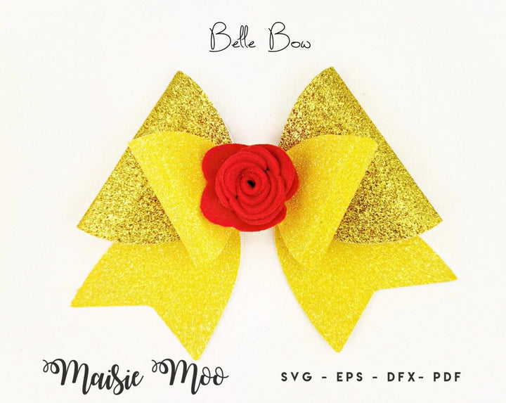 Princess Belle Bow - Maisie Moo