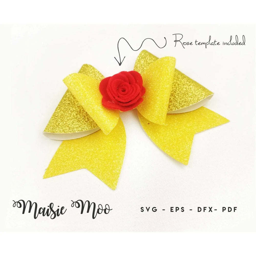 Princess Belle Bow - Maisie Moo