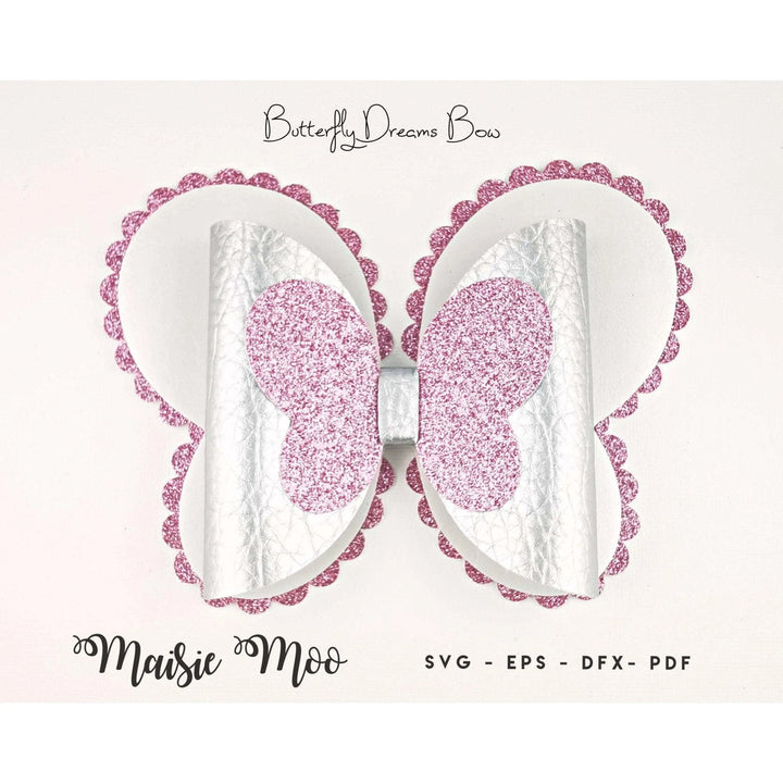 Scalloped Butterfly Bow - Maisie Moo
