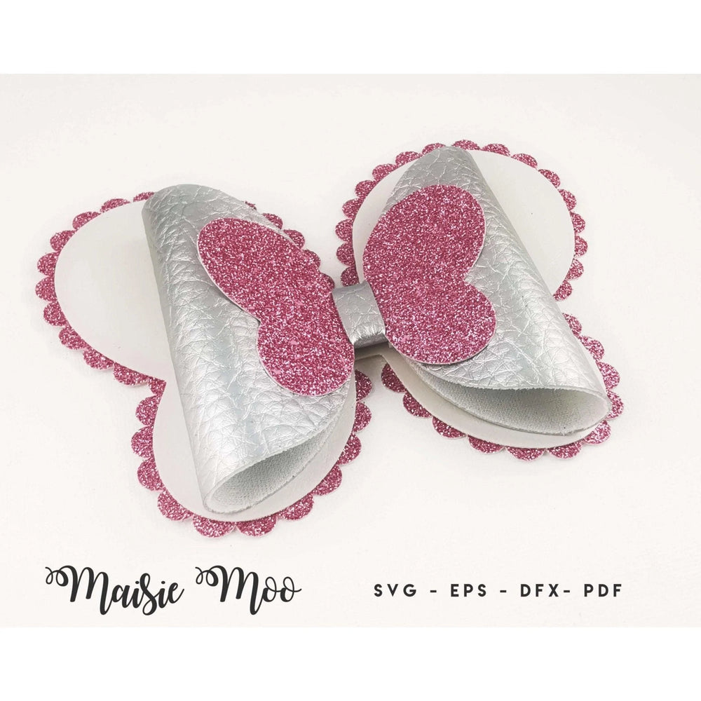 Scalloped Butterfly Bow - Maisie Moo