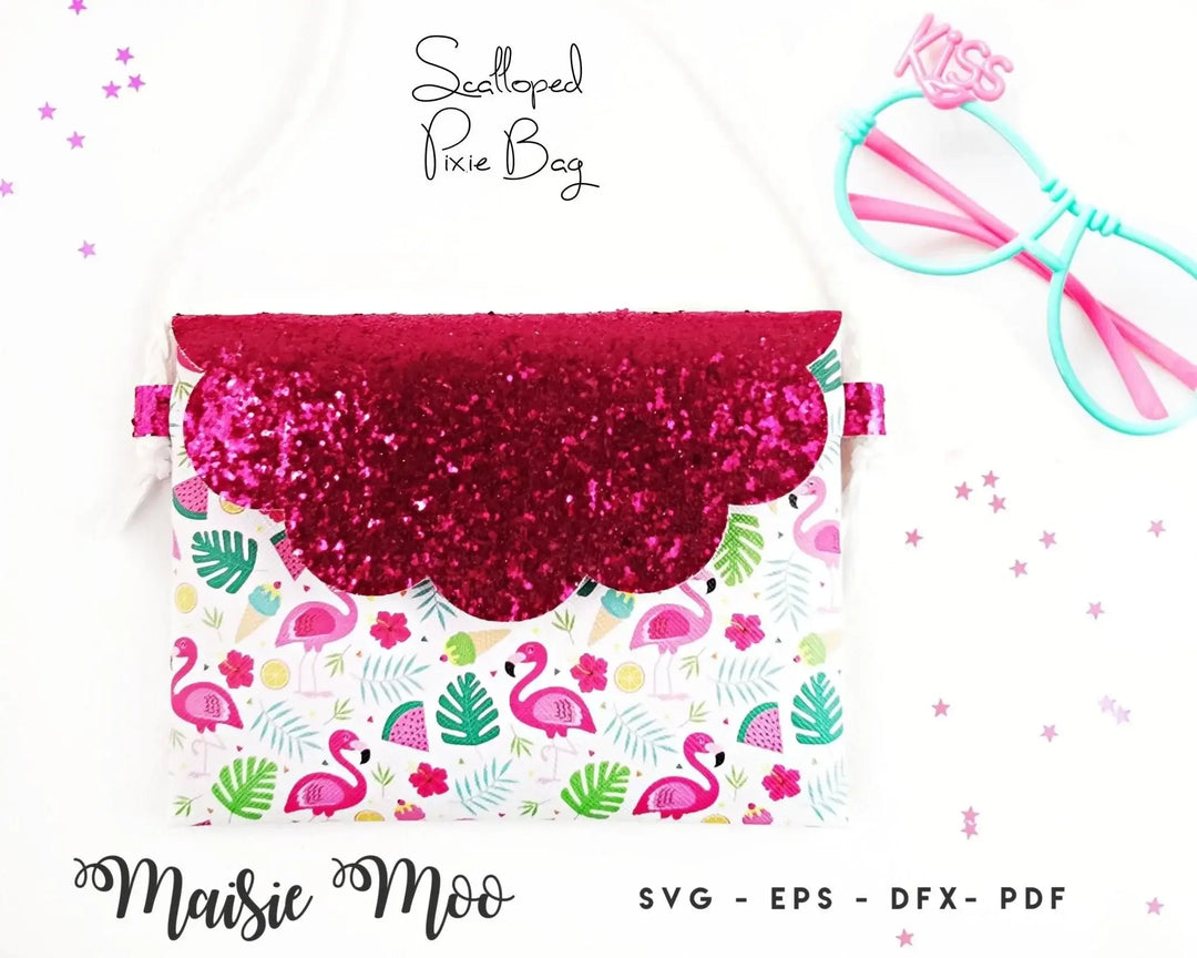 Scalloped Pixie Bag - Maisie Moo