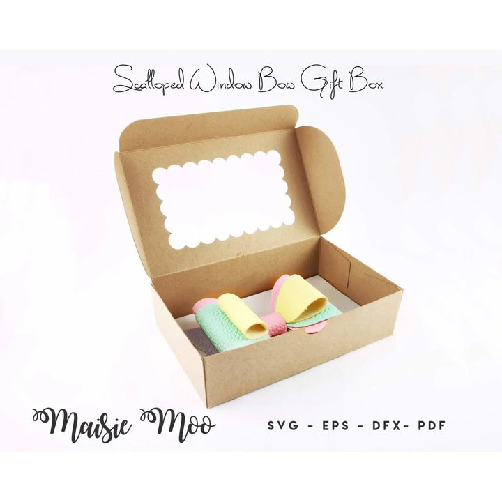 Bow Box Template Bow Box Bundle SVG, Bow Display Box Template, Hair Bow Gift Box DXF ...