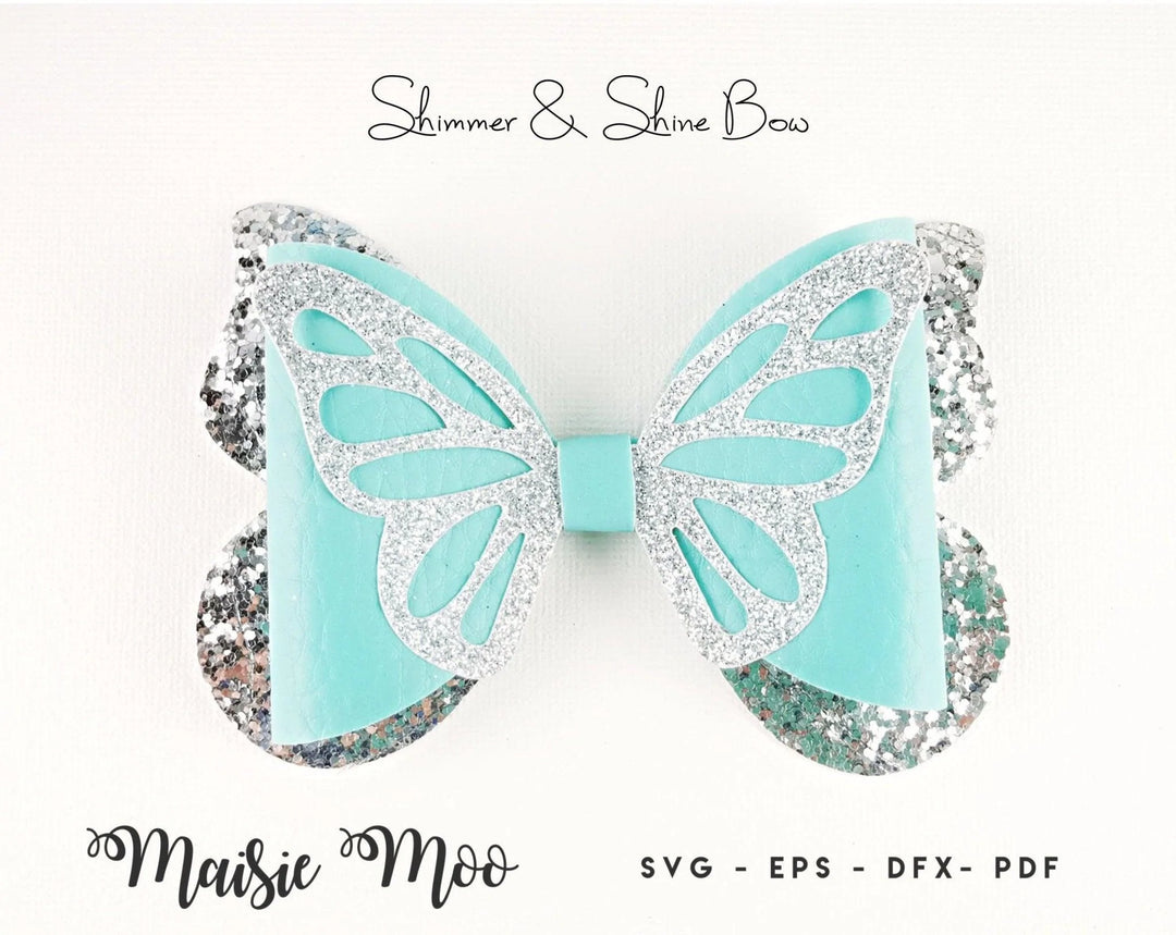 Shimmer & Shine Butterfly Bow - Maisie Moo