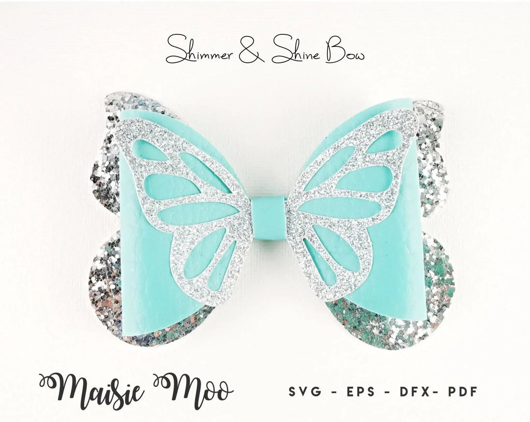 Shimmer & Shine Butterfly Bow - Maisie Moo
