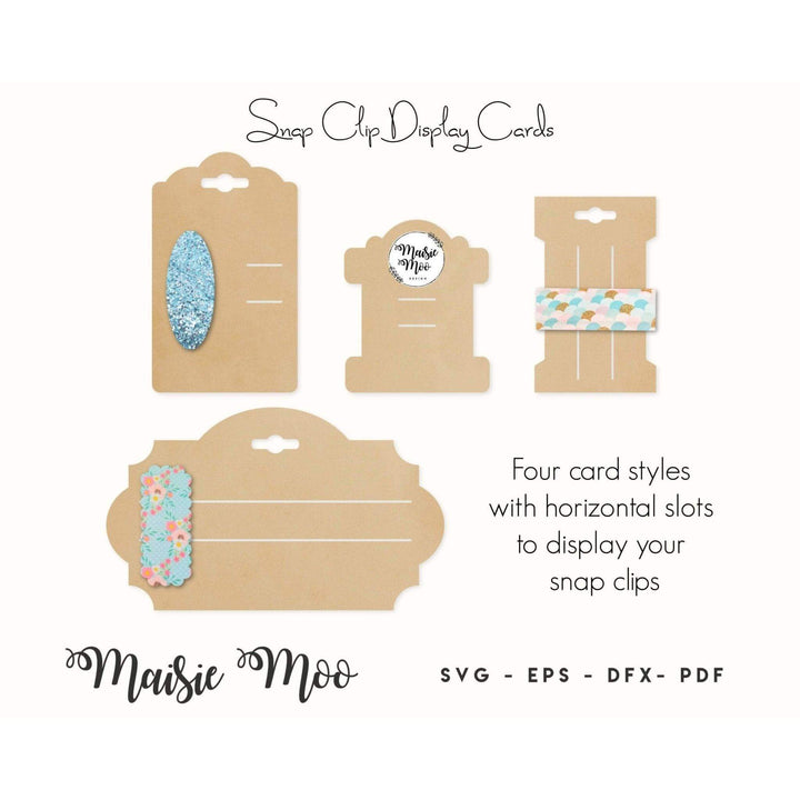 Snap Clip Display Card Collection - Maisie Moo