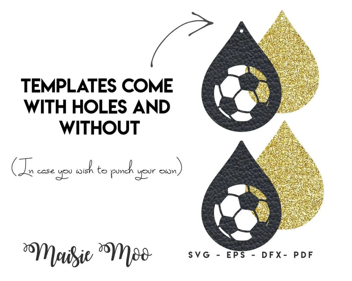 Soccer Earring Collection - Maisie Moo